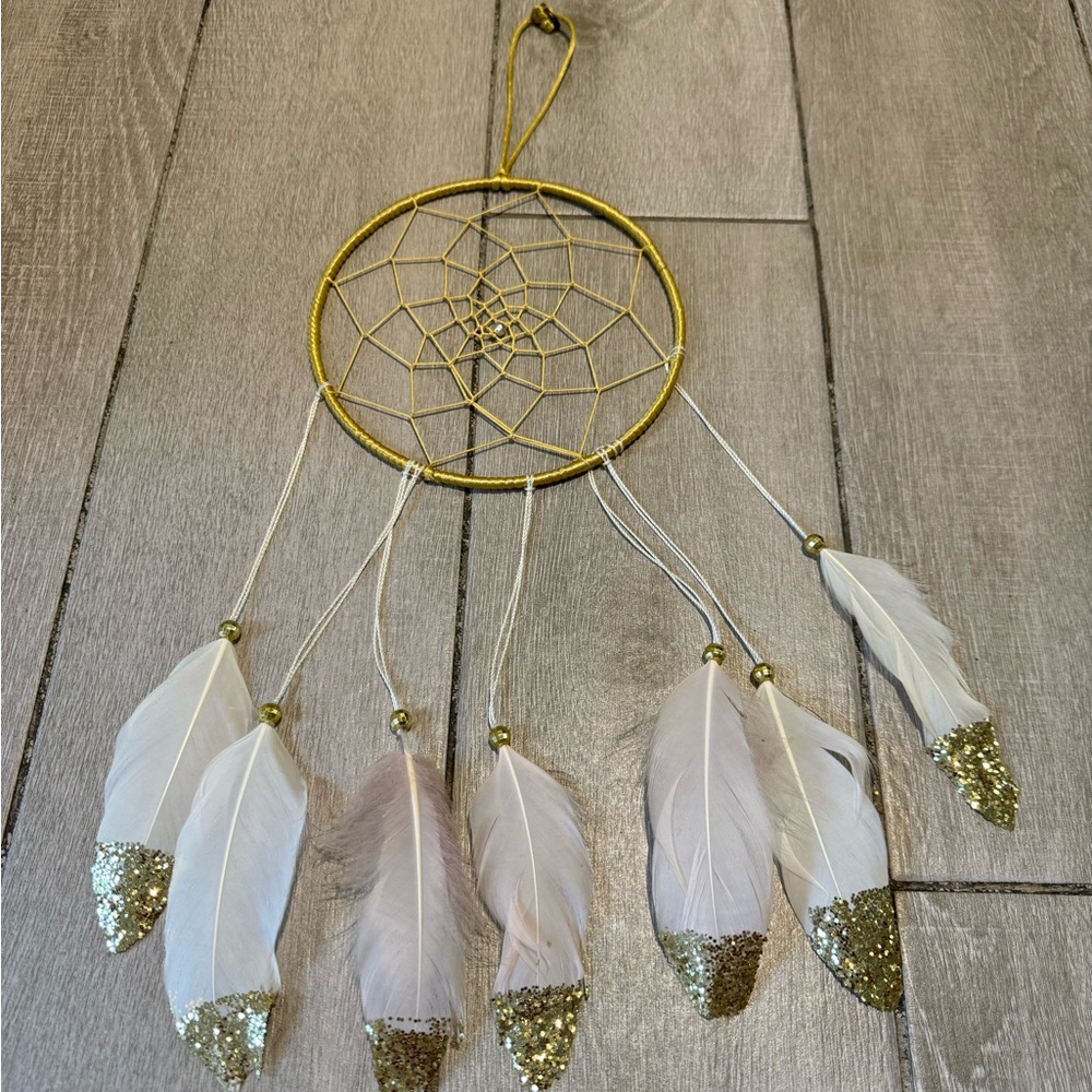 Claire’s Pink Feathered Dream Catcher